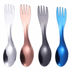 Portable Titanium Tableware For Outdoor Camping Hiking Picnic