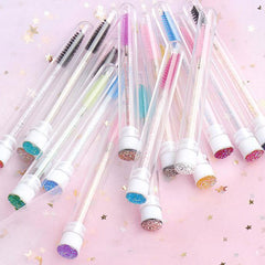 5pcs Mascara Wands with Tubes Set for Eyelash Extensions