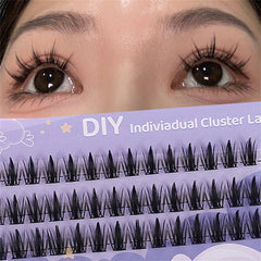 3D Fluffy False Eyelash Extension Dramatic Lash Soft Ribbon Strip M