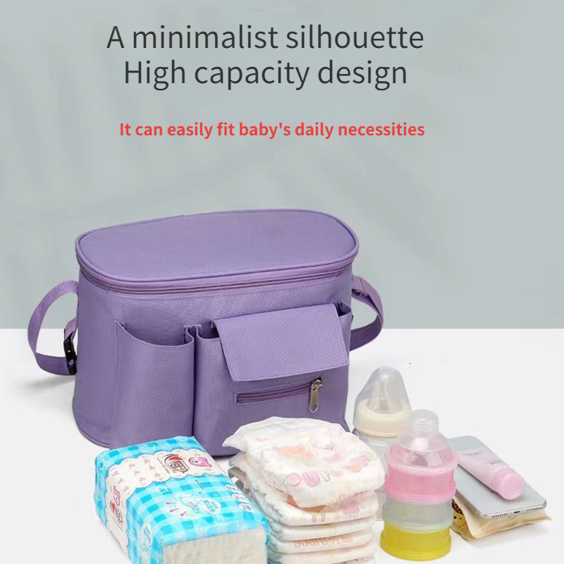 Multifunctional Baby Stroller Organizer Bag with Large Capacity