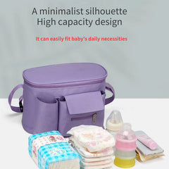 Multifunctional Baby Stroller Organizer Bag with Large Capacity