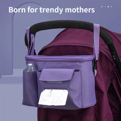 Multifunctional Baby Stroller Organizer Bag with Large Capacity