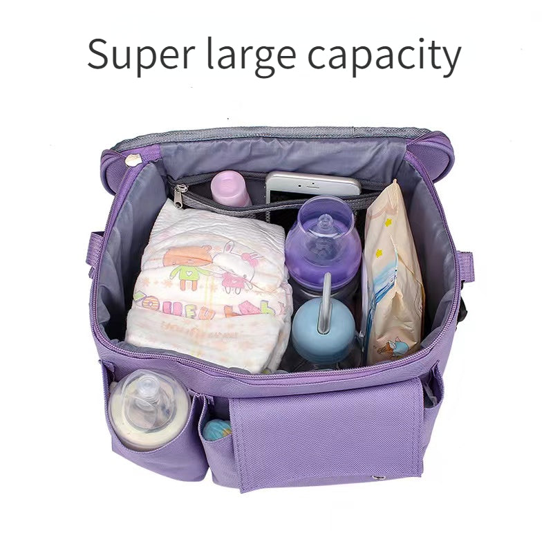 Multifunctional Baby Stroller Organizer Bag with Large Capacity