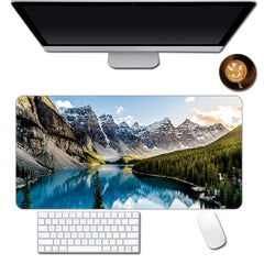 Snow Mountain Lake Game Mouse Pad Non-slip Keyboard Pad