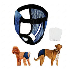 Cartoon Graphic Washable Female Dog Diapers Reusable High Absorbency
