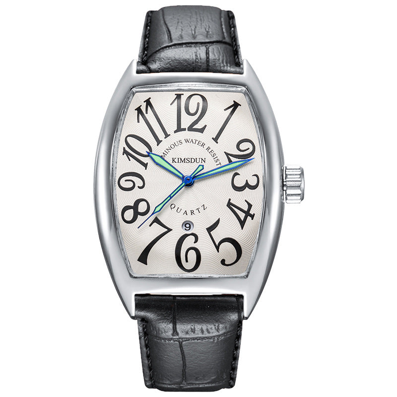 Wine Barrel Youth Sports Watch Luminous Quartz