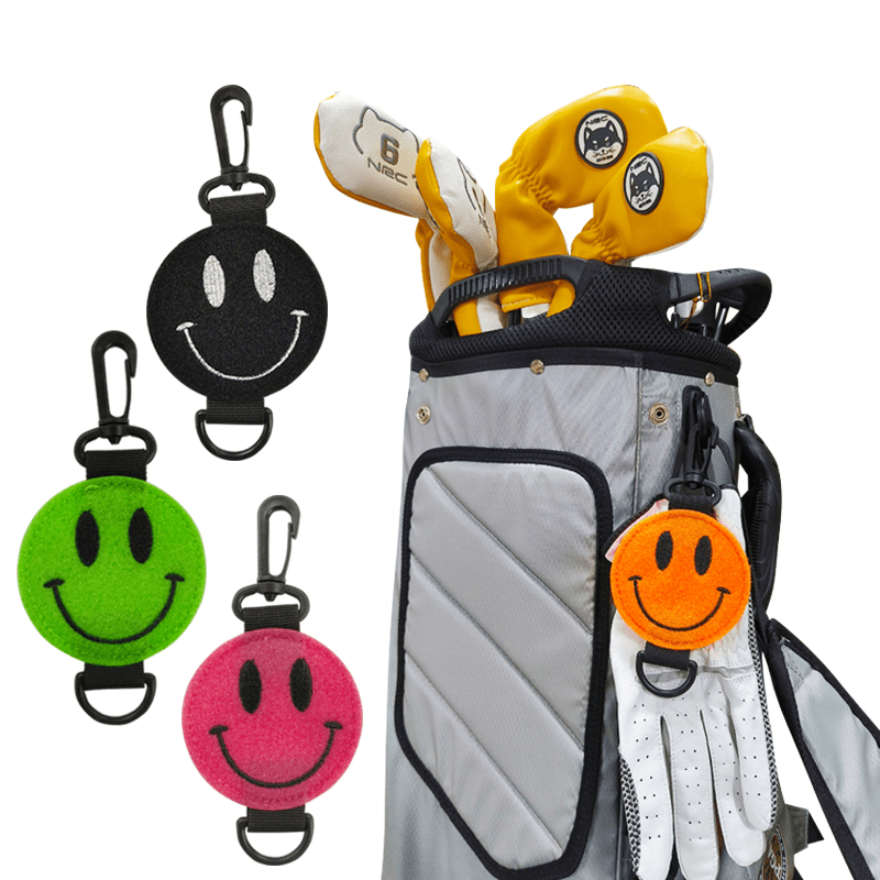 Portable Golf Magic Tape with Carabiner Towel for Wiping Gloves