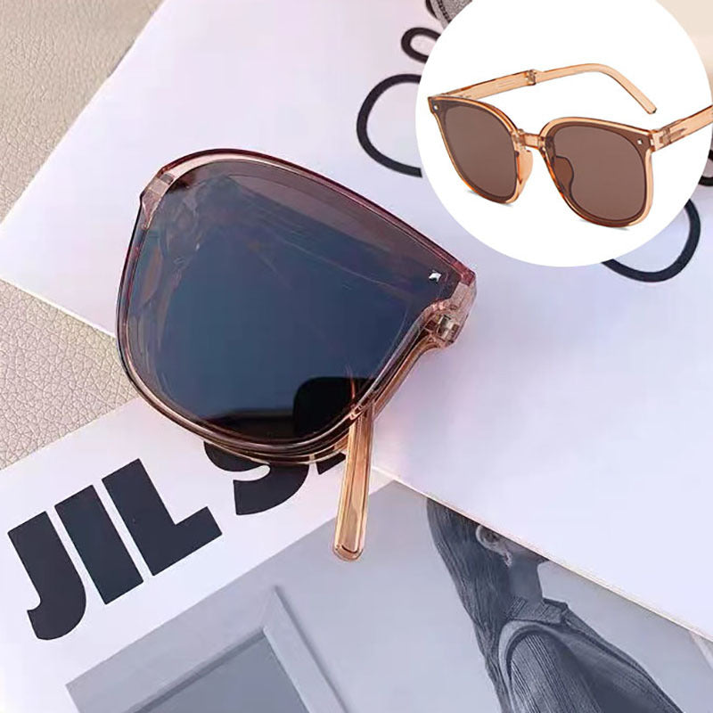 Jelly Gradient UV400 Square Sunglasses with Case