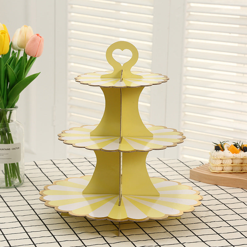 Disposable Paper Cake Rack Birthday Party Decoration