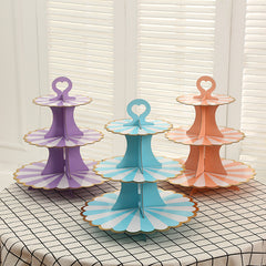 Disposable Paper Cake Rack Birthday Party Decoration