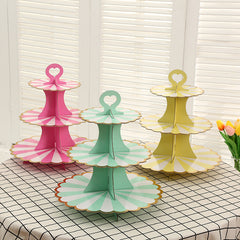 Disposable Paper Cake Rack Birthday Party Decoration
