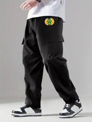 Classic Cargo Pants Men's Drawstring Joggers For Outdoor