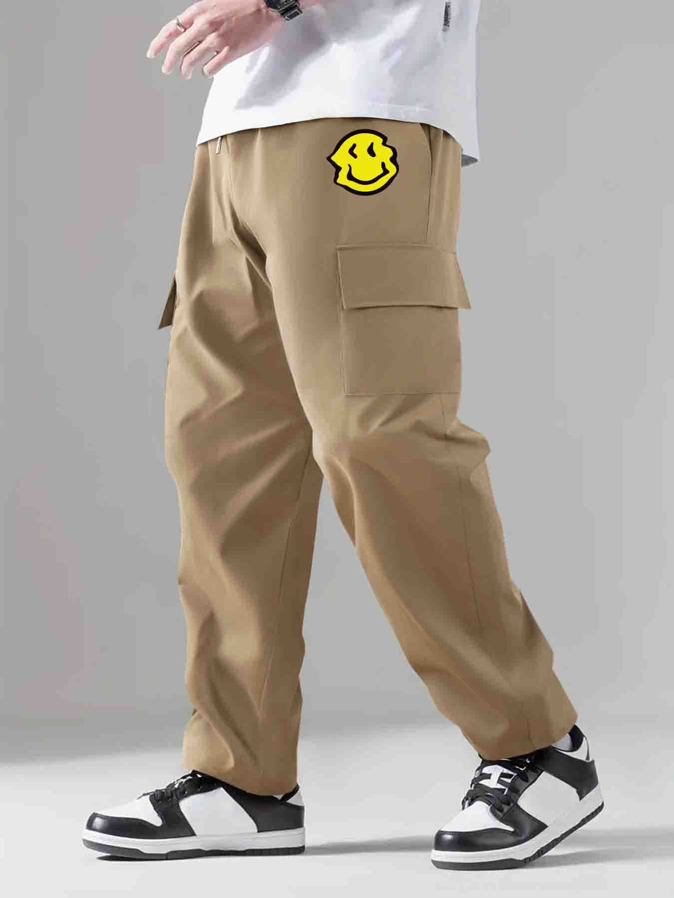 Men's Classic Cargo Pants with Drawstring - Autumn Summer Outdoor