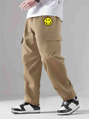 Men's Classic Cargo Pants with Drawstring - Autumn Summer Outdoor