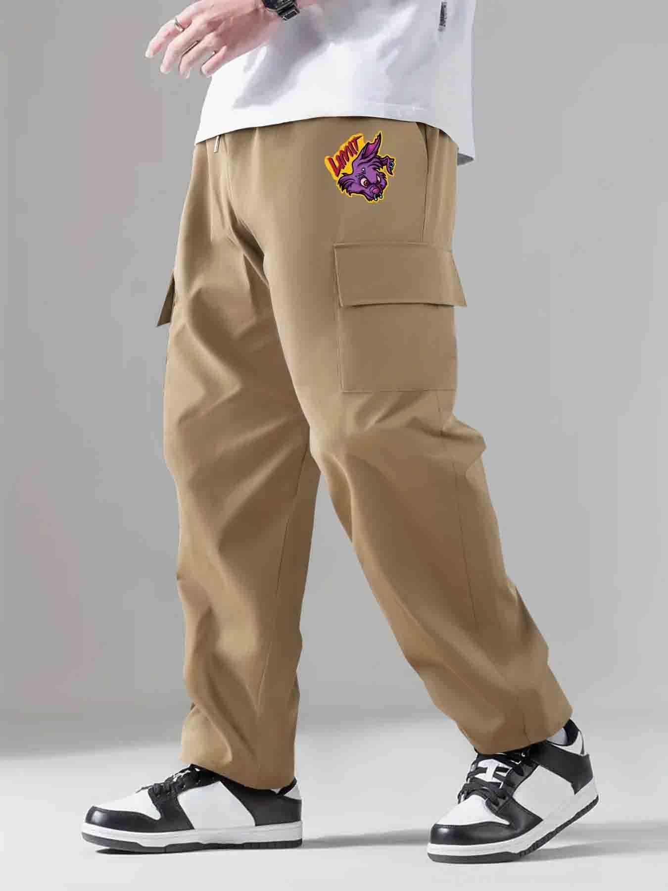 Men's Classic Cargo Pants with Drawstring - Autumn Summer Outdoor