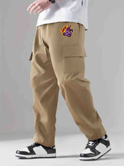 Men's Classic Cargo Pants with Drawstring - Autumn Summer Outdoor