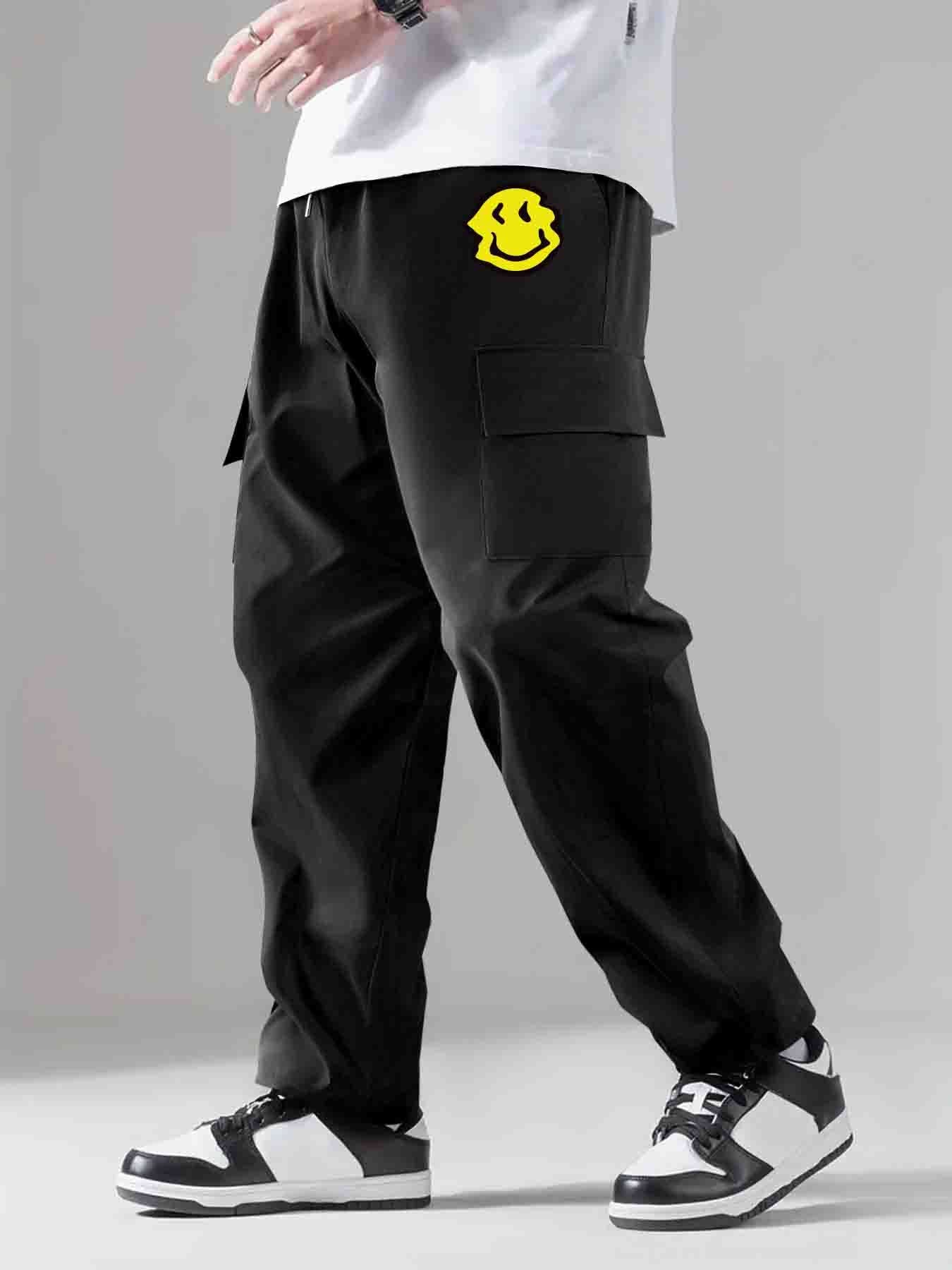 Men's Classic Cargo Pants with Drawstring - Autumn Summer Outdoor