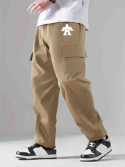 Men's Classic Cargo Pants with Drawstring - Autumn Summer Outdoor