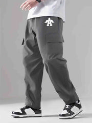 Men's Classic Cargo Pants with Drawstring - Autumn Summer Outdoor