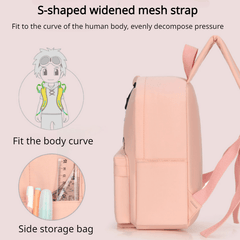 Cartoon Cat Backpack Lightweight Travel Backpack for Kids