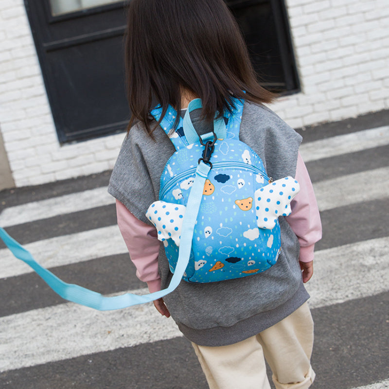 Kid's Angel Wings Backpack with Anti-lost Traction Rope