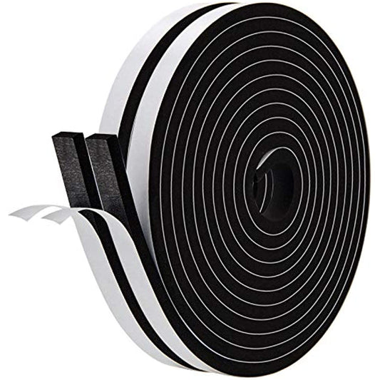Neoprene Weatherstripping Foam Tape 32.8ft Adhesive Insulation