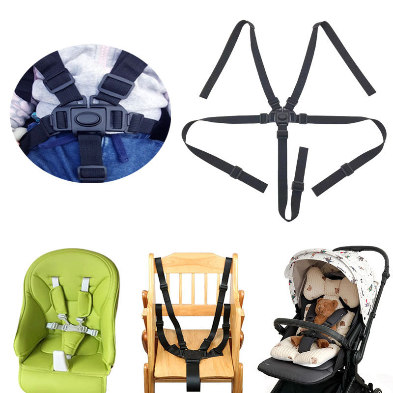 Universal Baby 5 Point Harness Safe Belt for Stroller High Chair Pram Buggy