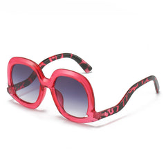 Men's Square Sunglasses UV Resistant Glasses with Case