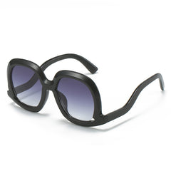 Men's Square Sunglasses UV Resistant Glasses with Case