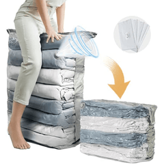 4pcs Vacuum Storage Bags Space Saver Up 80% Space 31x40x15 Inc