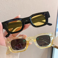 Men's Vintage Square Polarized Sunglasses UV Protection