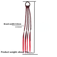 Colorful Hair Extensions Braided Hair Bands for Kids
