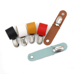 PU Leather Hat Clip Mini Portable Outdoor Backpack Luggage Clip