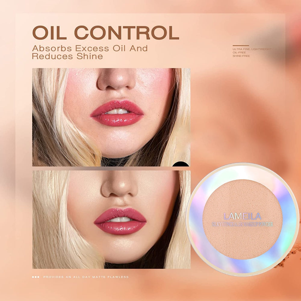 Silky Setting Powder Weightless Smooths Minimizes Pores Creates Soft Focus