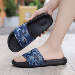 Men's Camo Quick Drying Non Slip Slides for Summer