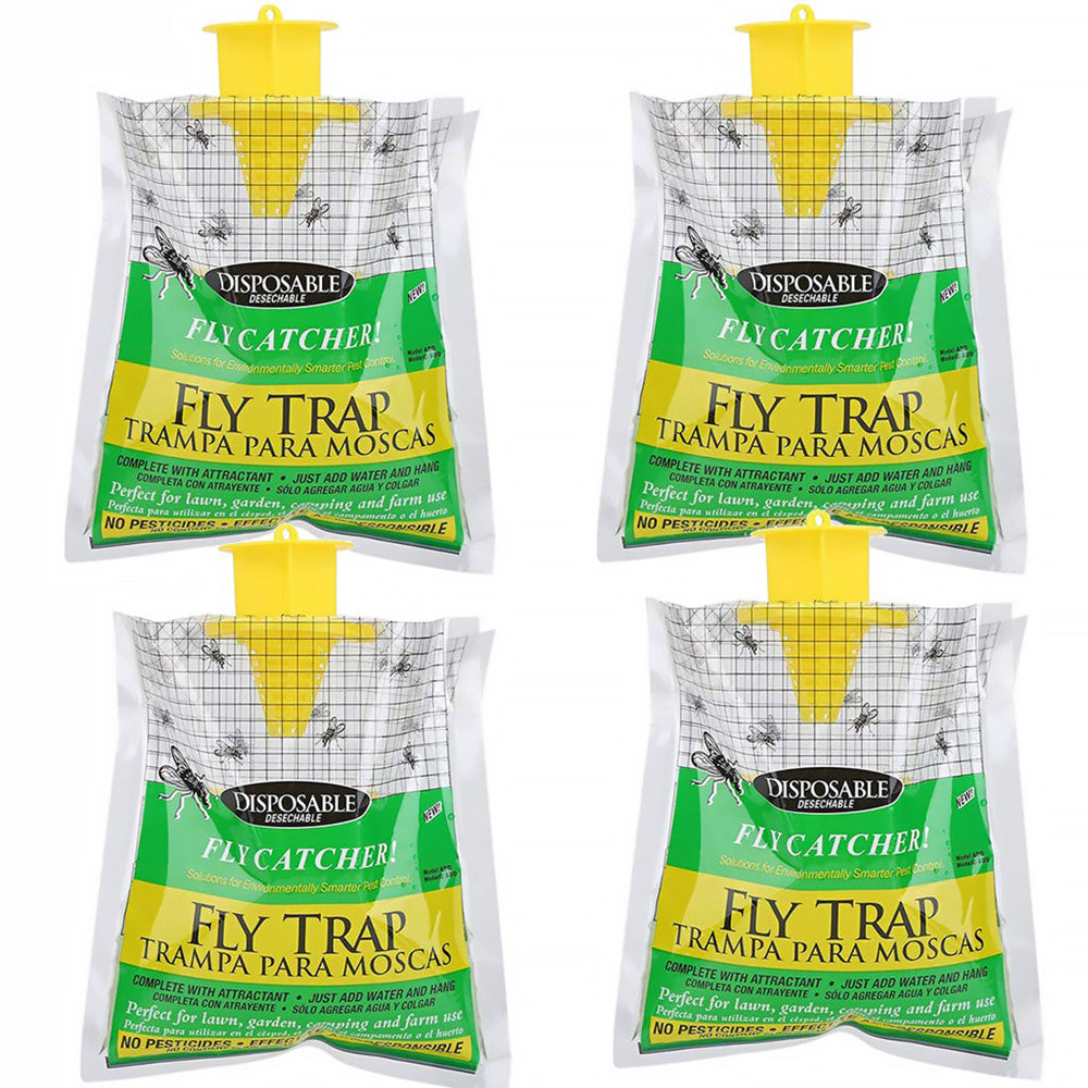 Outdoor Disposable Hanging Fly Trap With Bait Fly Trap