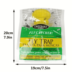 Outdoor Disposable Hanging Fly Trap With Bait Fly Trap