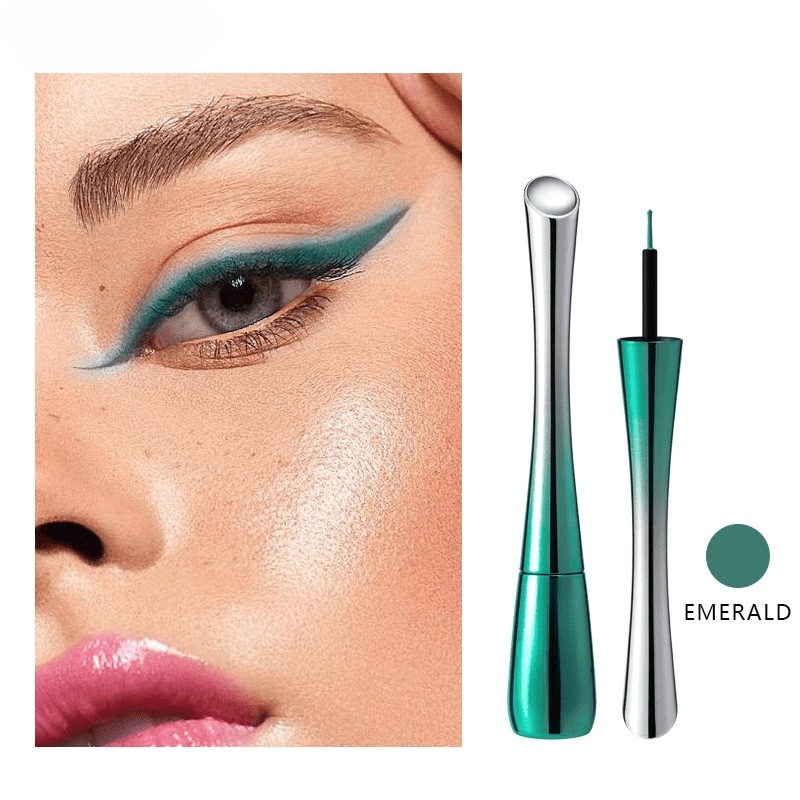 Colorful Eyeliner Pen Waterproof Liquid Pink Yellow Purple Matte