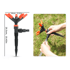 Automatic Rotating Water Sprayer Lawn Irrigation Sprinkler
