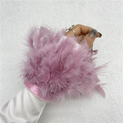 16 Colors Feather Wrist Cuff For Women Party Halloween Costume