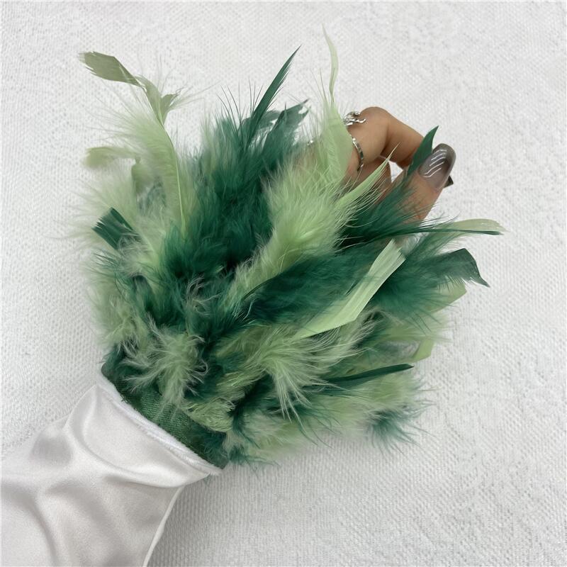 16 Colors Feather Wrist Cuff For Women Party Halloween Costume