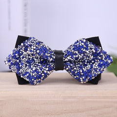 Men's Crystal Rhinestone Wedding Bow Tie