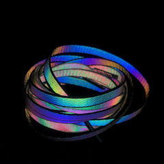 Reflective Shoelaces Glowing In Dark for Sneakers Low Top Canvas Shoes