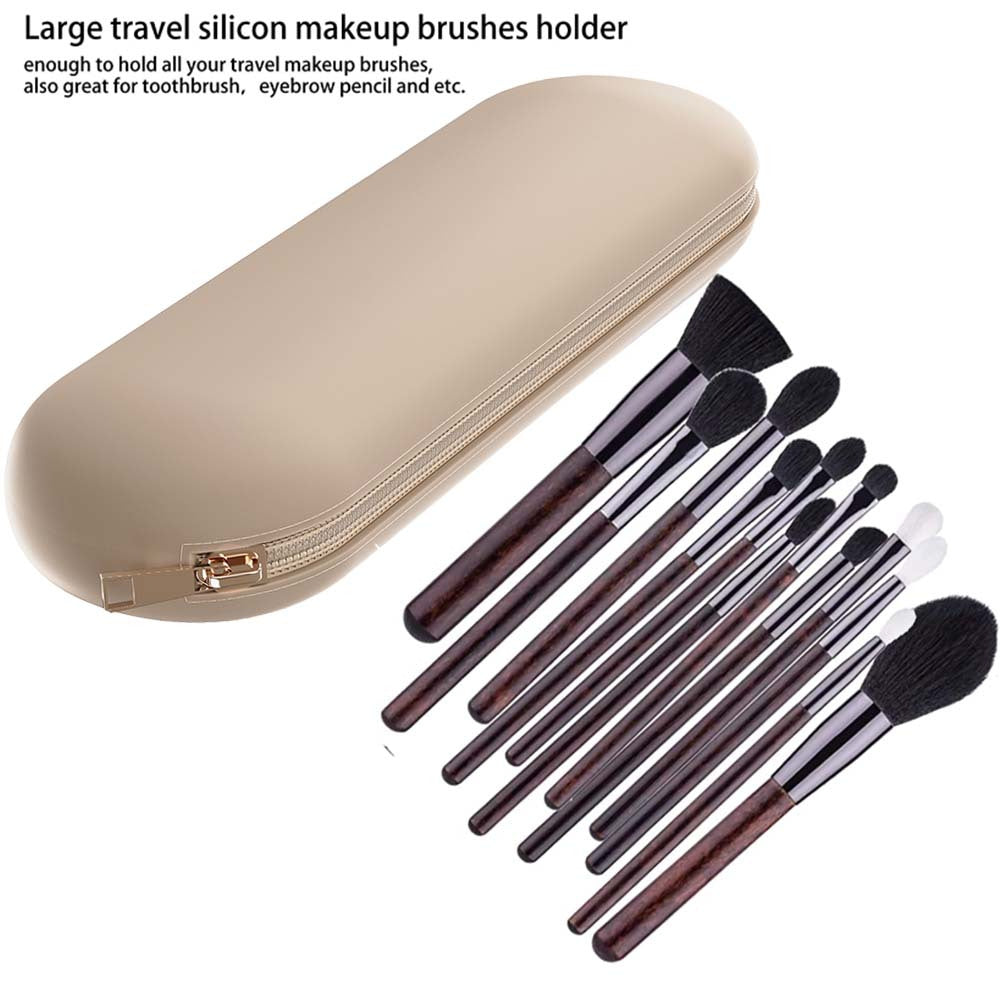 Silicone Makeup Brush Holder Travel Case Waterproof