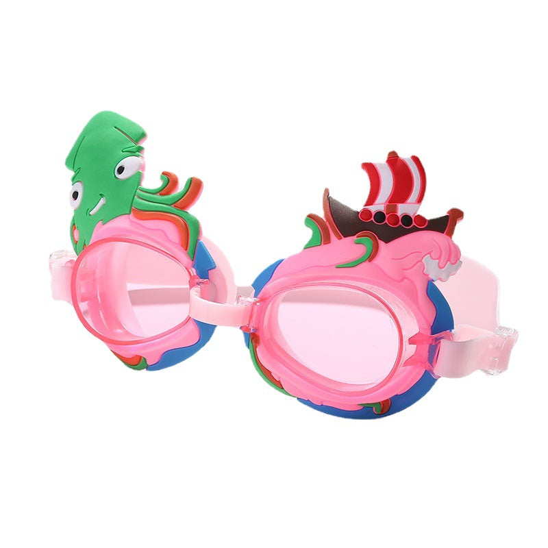 Kids Swimming Diving Goggles Anti-fog Leakproof Clear Vision Adjustable Portable