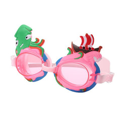 Kids Swimming Diving Goggles Anti-fog Leakproof Clear Vision Adjustable Portable