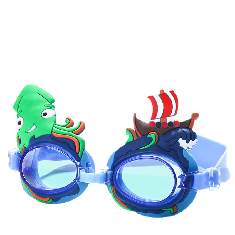 Kids Swimming Diving Goggles Anti-fog Leakproof Clear Vision Adjustable Portable