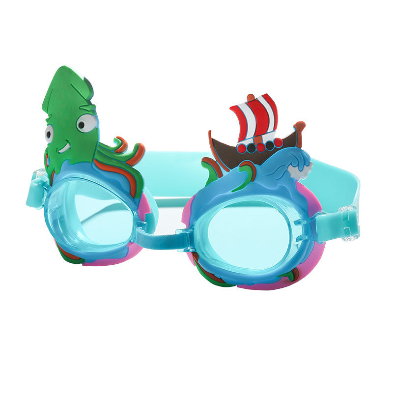 Kids Swimming Diving Goggles Anti-fog Leakproof Clear Vision Adjustable Portable