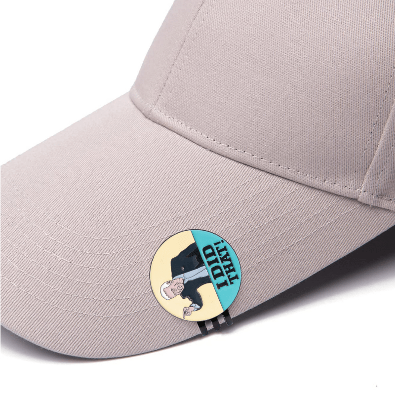 Metal Magnetic Golf Ball Markers with Hat Clips - Perfect Golfer Gift