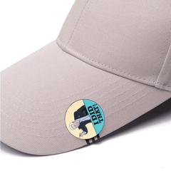 Metal Magnetic Golf Ball Markers with Hat Clips - Perfect Golfer Gift